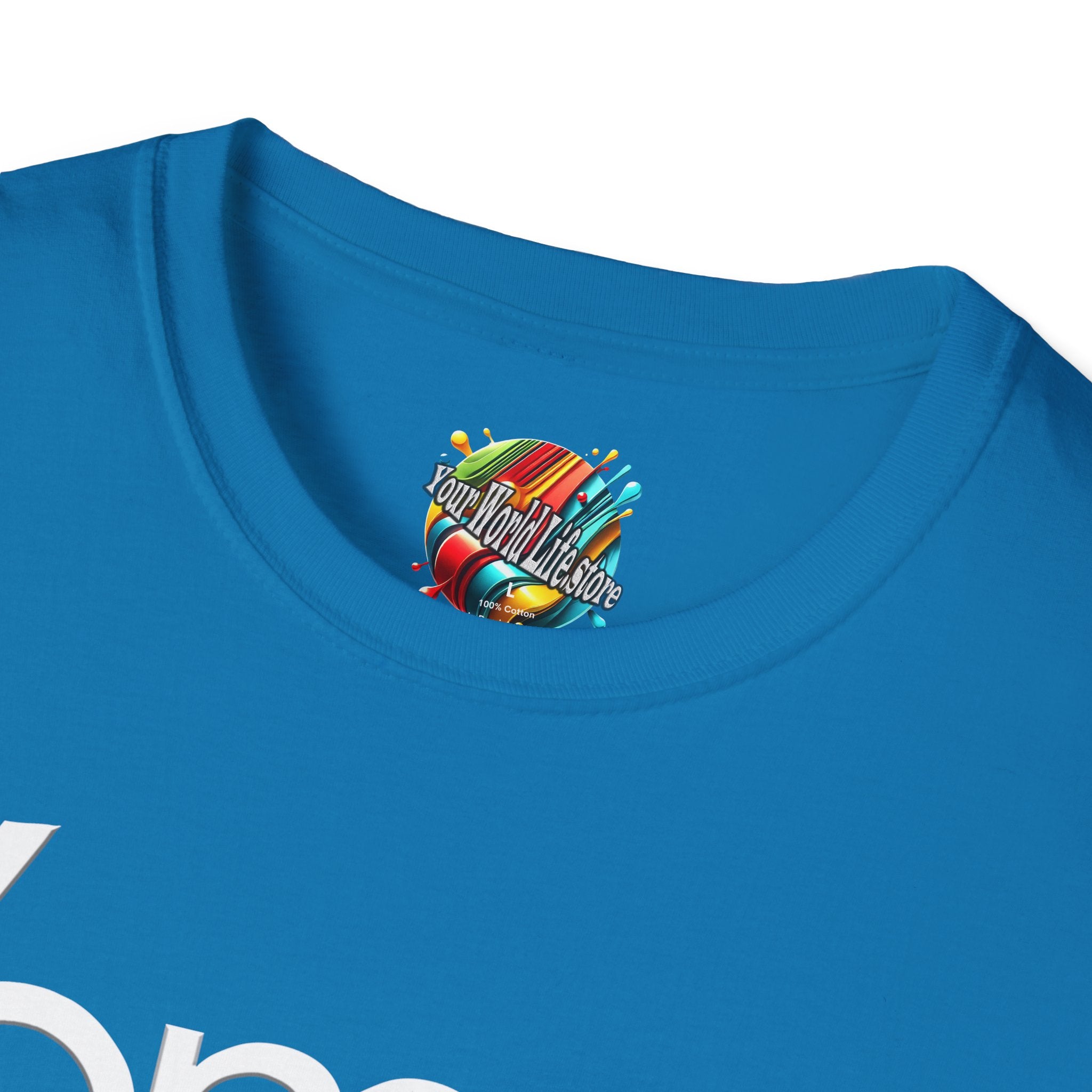 "DJ VAMP" 🎧Signature Logo Tee – Bold, Loud, and Made to Move - QR